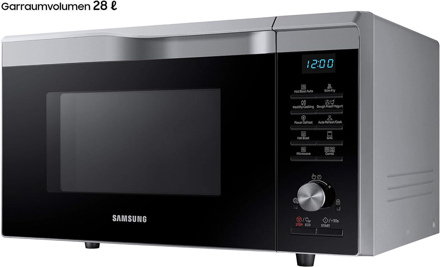 Samsung MC2BM6035CS/EG Kombi-Mikrowelle mit Grill und Heißluft, 900 W, 28 Liter