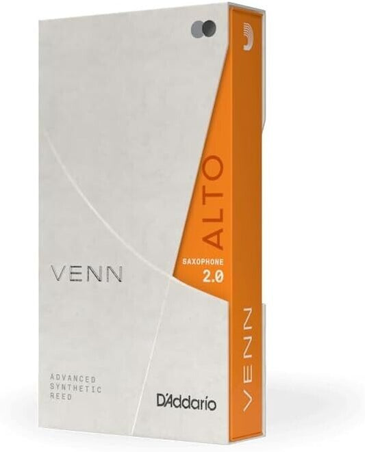 D'Addario VENN G2 Synthetische Altsaxophon-Blätter - Altsaxophon-Blätter mit for