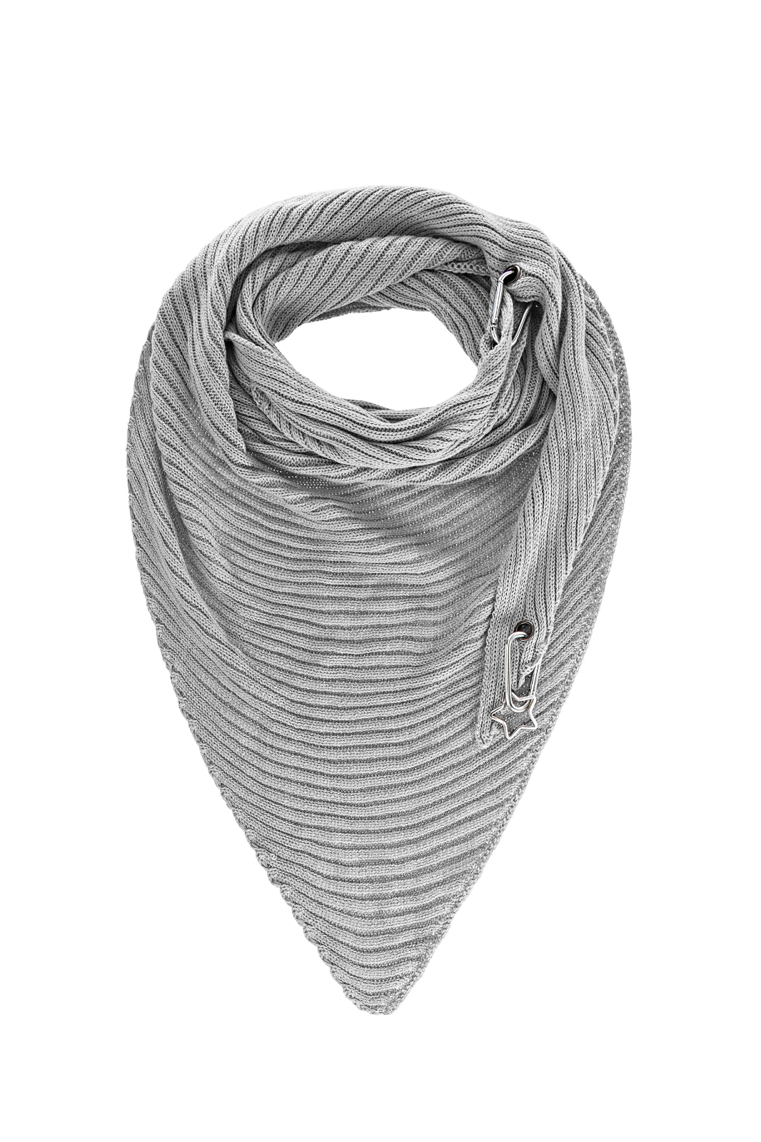 Schal "Trasa" aus Baumwolle, 155x75 cm (Farbe: grau) 3.5Sterne (4)