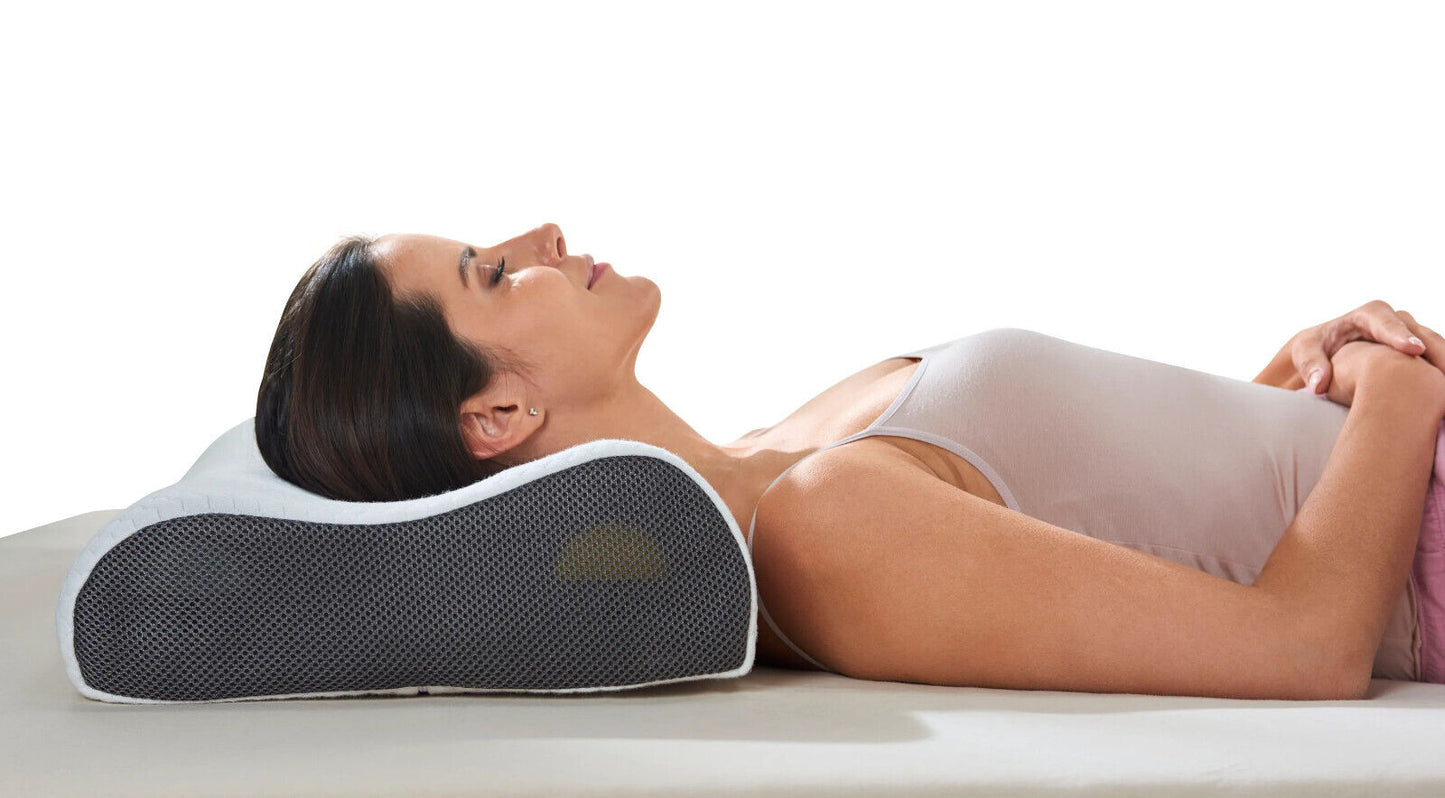 Orbisana Nackenstützkissen, ergonomisch Kissen Bettkissen Schlafkissen in Weiß