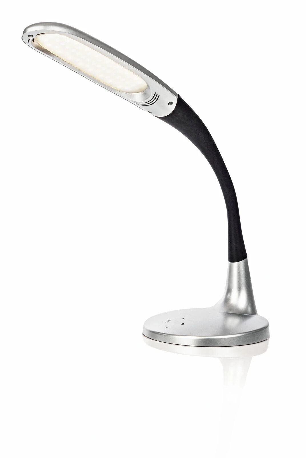 LED Tageslichttischlampe (Farbe: silber) Tischlampe Schreibtischlampe