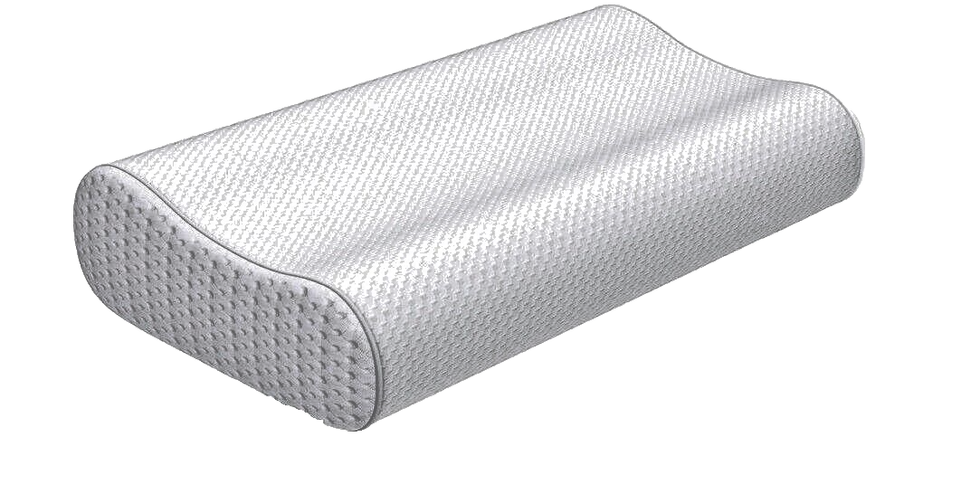 Memory Foam Nackenkissen, Ergonomisches Kopfkissen, Seitenschläferkissen Weis