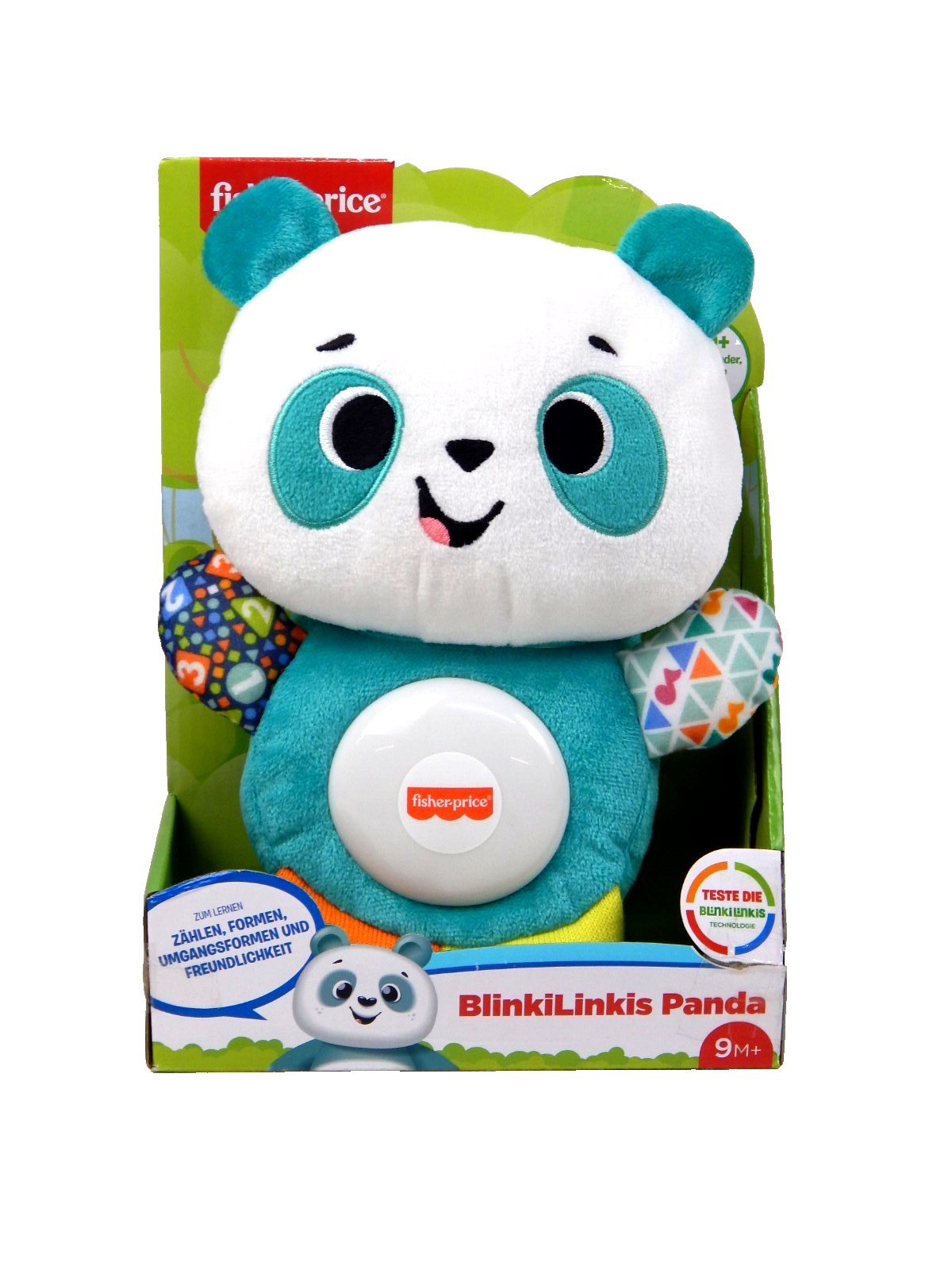 Mattel Fisher Price BlinkiLinkis Panda, GRG82, Plüsch, Interaktives Spielzeug