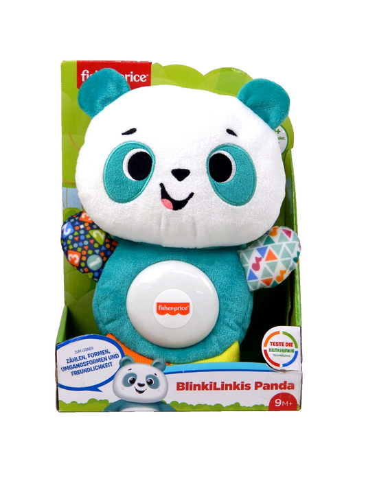 Mattel Fisher Price BlinkiLinkis Panda, GRG82, Plüsch, Interaktives Spielzeug