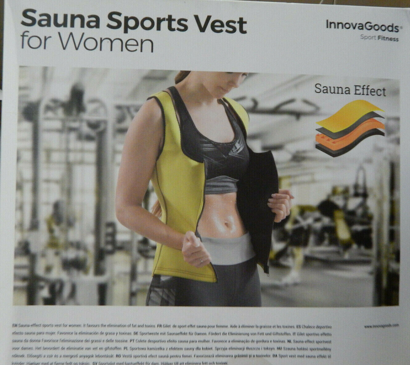 Innovagoods Sportweste mit Saunaeffekt für Damen L
