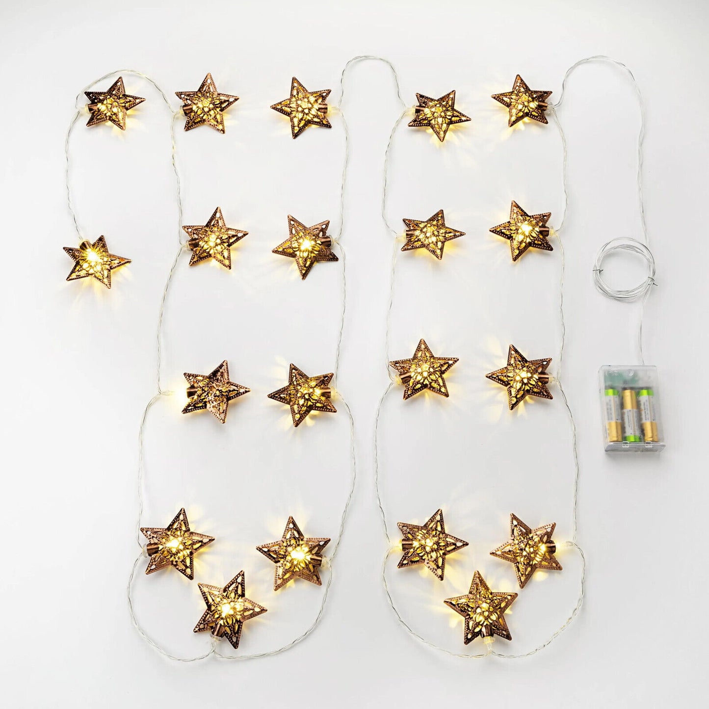LED-Lichterkette "Stella" 20 LEDs LED Deko Wohnungsdeko Advent Weihnachten Deko