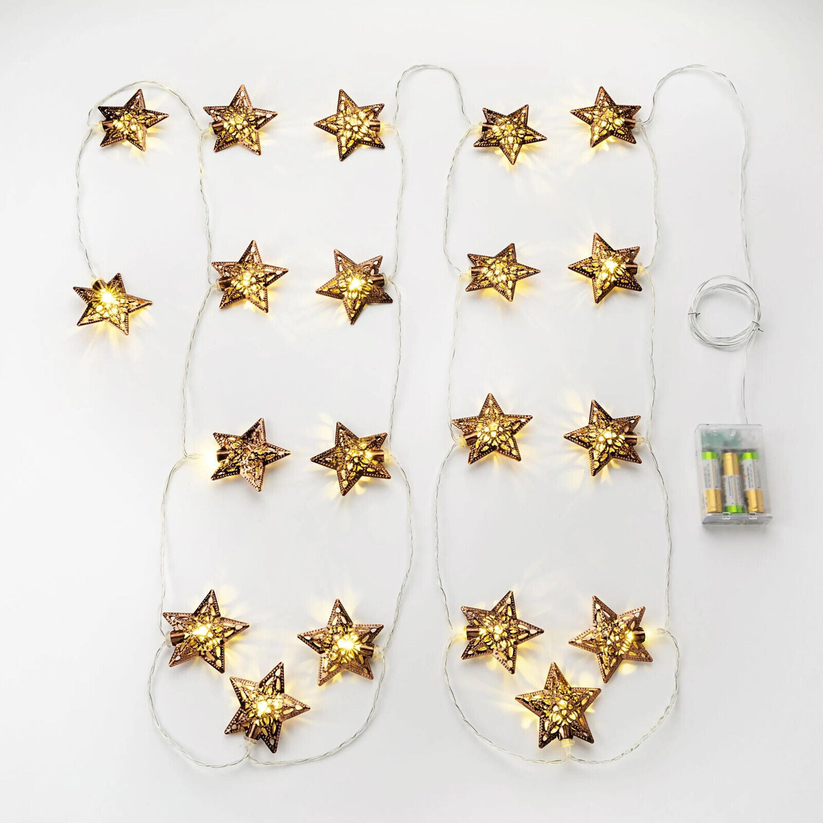 LED-Lichterkette "Stella" 20 LEDs LED Deko Wohnungsdeko Advent Weihnachten Deko