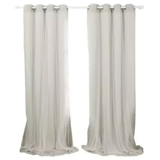 deconovo curtains weiß