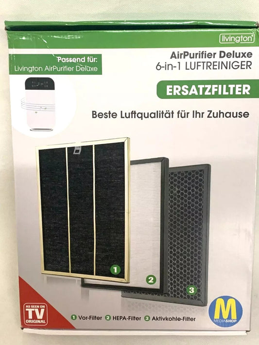 Ersatzfilter Livington AirPurifier Deluxe Luftreiniger 6in1 Filter Luftfilter
