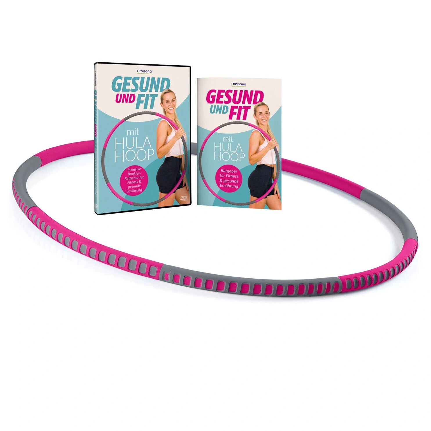Hula Hoop Reifen mit DVD Fitness Training SPORT Bauchtrainer