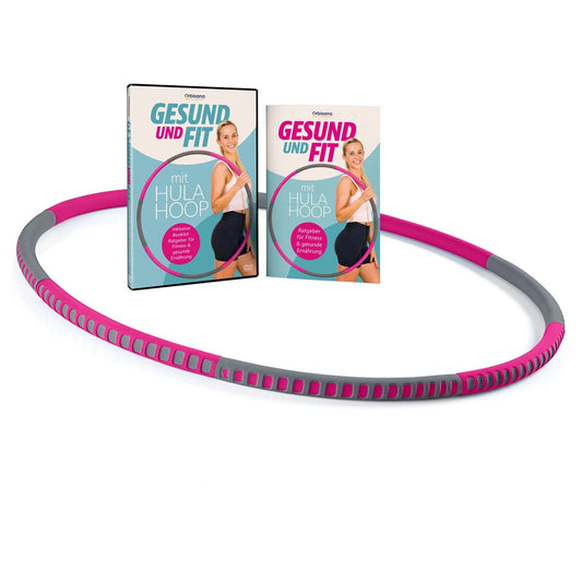 Hula Hoop Reifen mit DVD Fitness Training SPORT Bauchtrainer