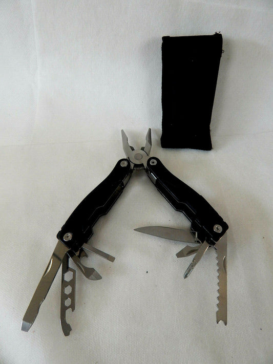 Taschenmesser Outdoor Camping Zange Farbe Schwarz mit Tasche