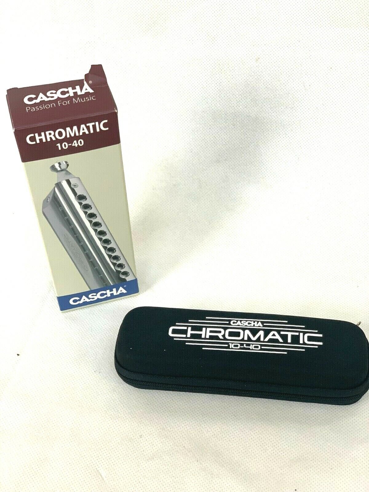 CASCHA Mundharmonika Chromatic 10-40 I Chromatische Mundharmonika - 10 Löcher