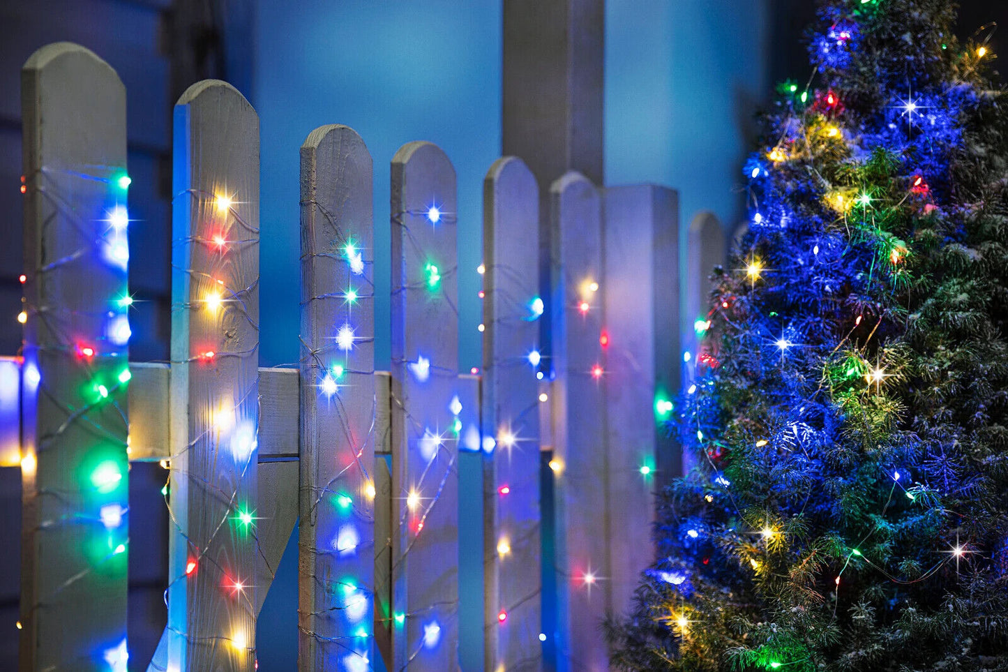 LED-Lichterkette "Colori Garden" 10m, 100 LEDs Garten-Deko LED Outdoor