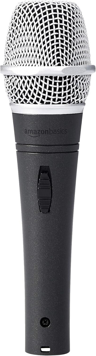 Dynamisches Gesangsmikrofon - Kardioid-Mikrofon - Amazon Basics