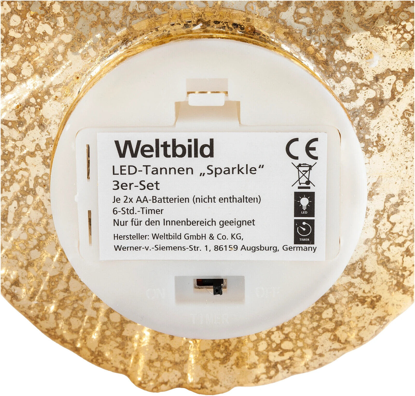LED-Tannen "Sparkle" 3er-Set Deko Weihnachtsdeko Advent Dekoration Wohnungsdeko