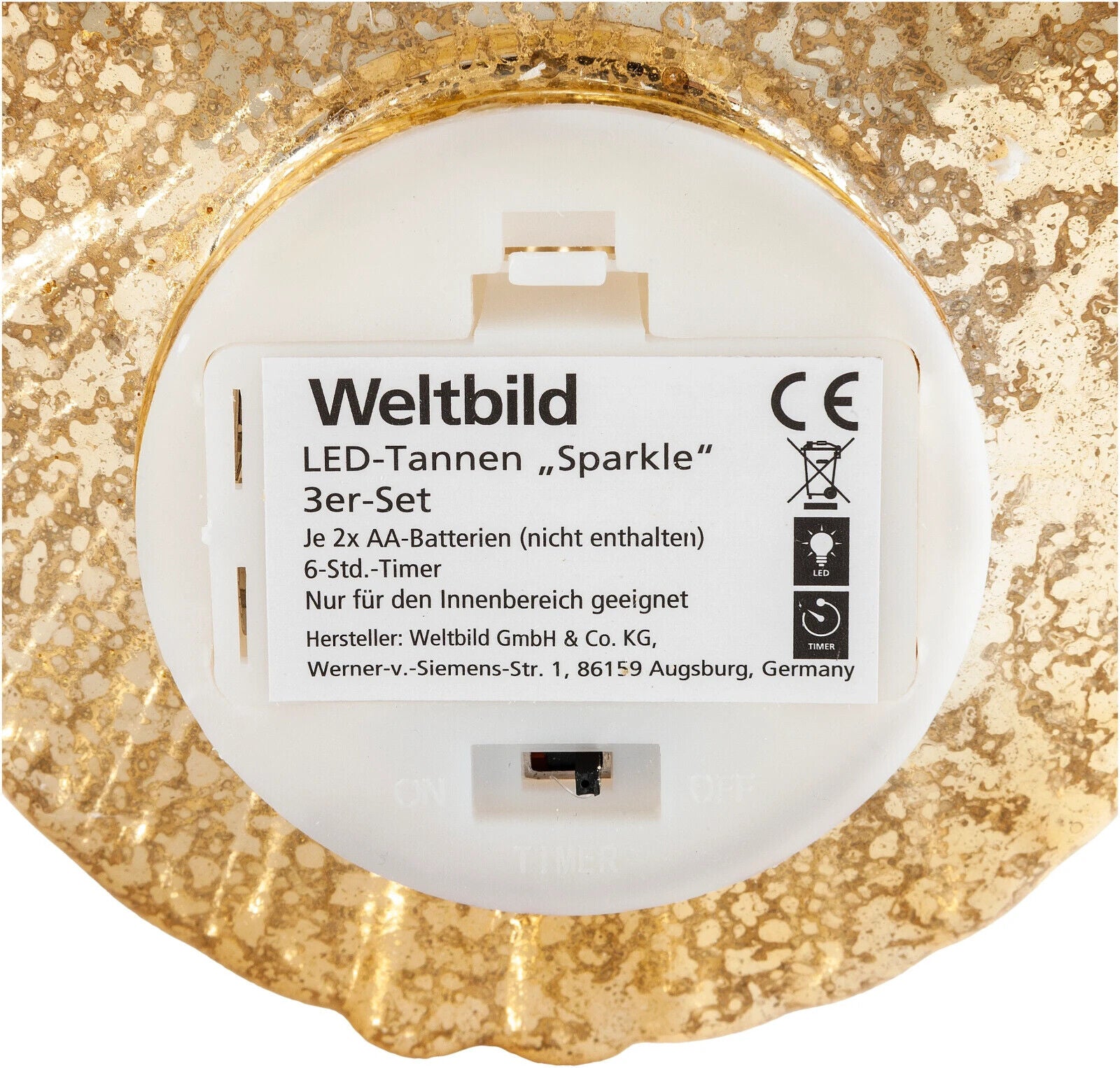LED-Tannen "Sparkle" 3er-Set Deko Weihnachtsdeko Advent Dekoration Wohnungsdeko