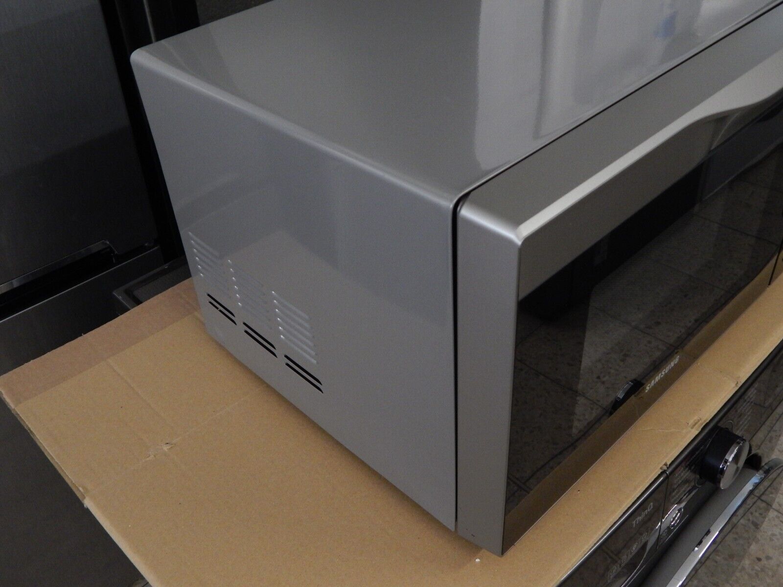 Samsung MC28M6035CS/EG Kombi - Mikrowelle mit Grill und Heißluft - Silber