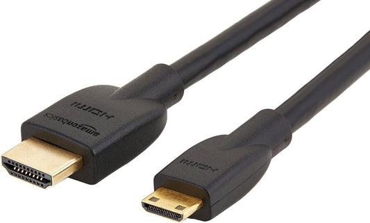 Amazon Basics – Hochgeschwindigkeitskabel Mini-HDMI (Quelle) auf HDMI, 1.8 m, sc