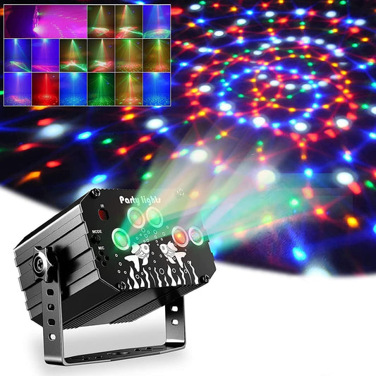 Disco Light, Party Decoration, Disco Light, DJ Light, Music Controlled with Remo