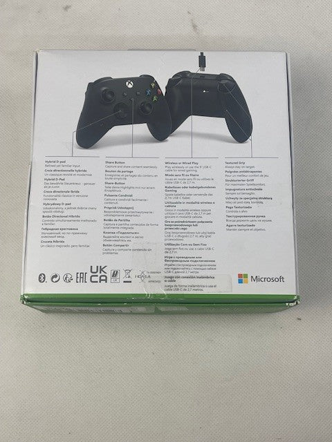 Microsoft Xbox Wireless Controller - Carbon Black (QAT-00009)