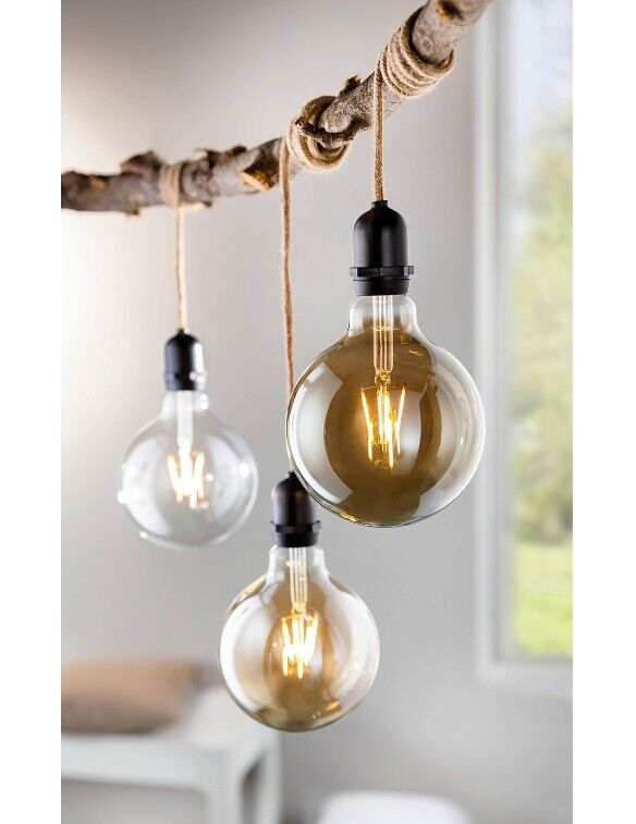LED-Hängeleuchten Vintage 3er-Set Deko Wohnungs Dekoration LED Beleuchtung Licht