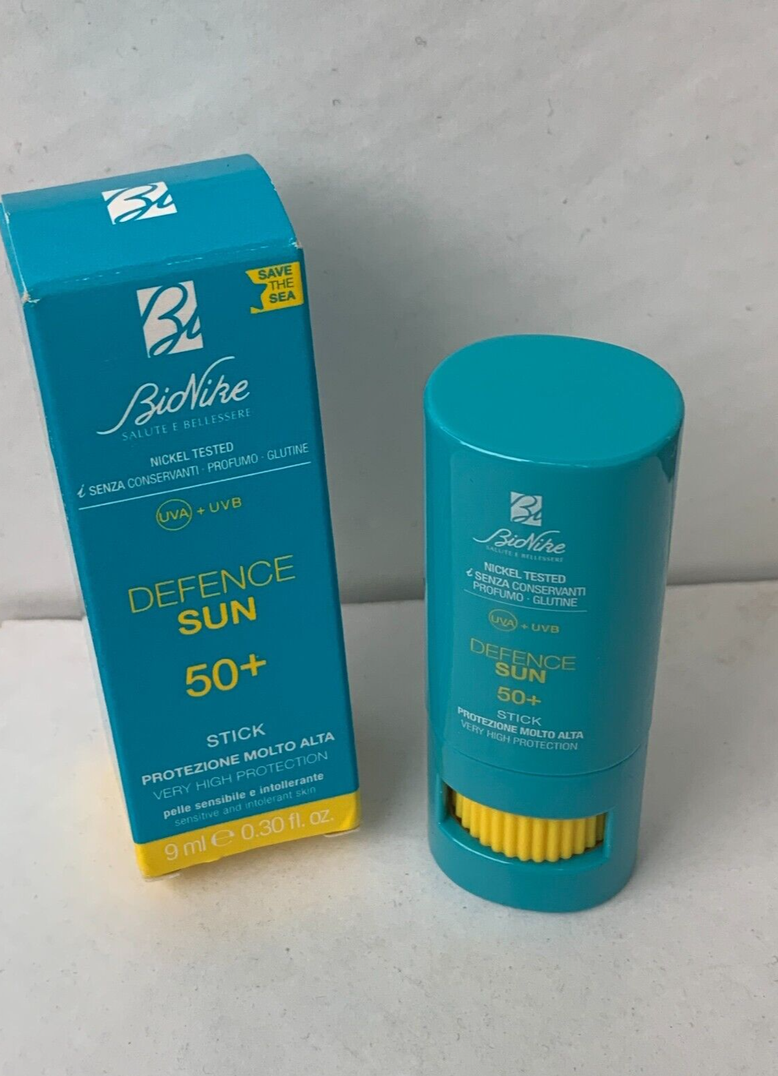 BioNike Defence Sun - Stick Solare SPF50+ Protezione Molto Alta, 9ml