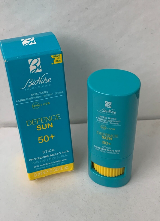 BioNike Defence Sun - Stick Solare SPF50+ Protezione Molto Alta, 9ml