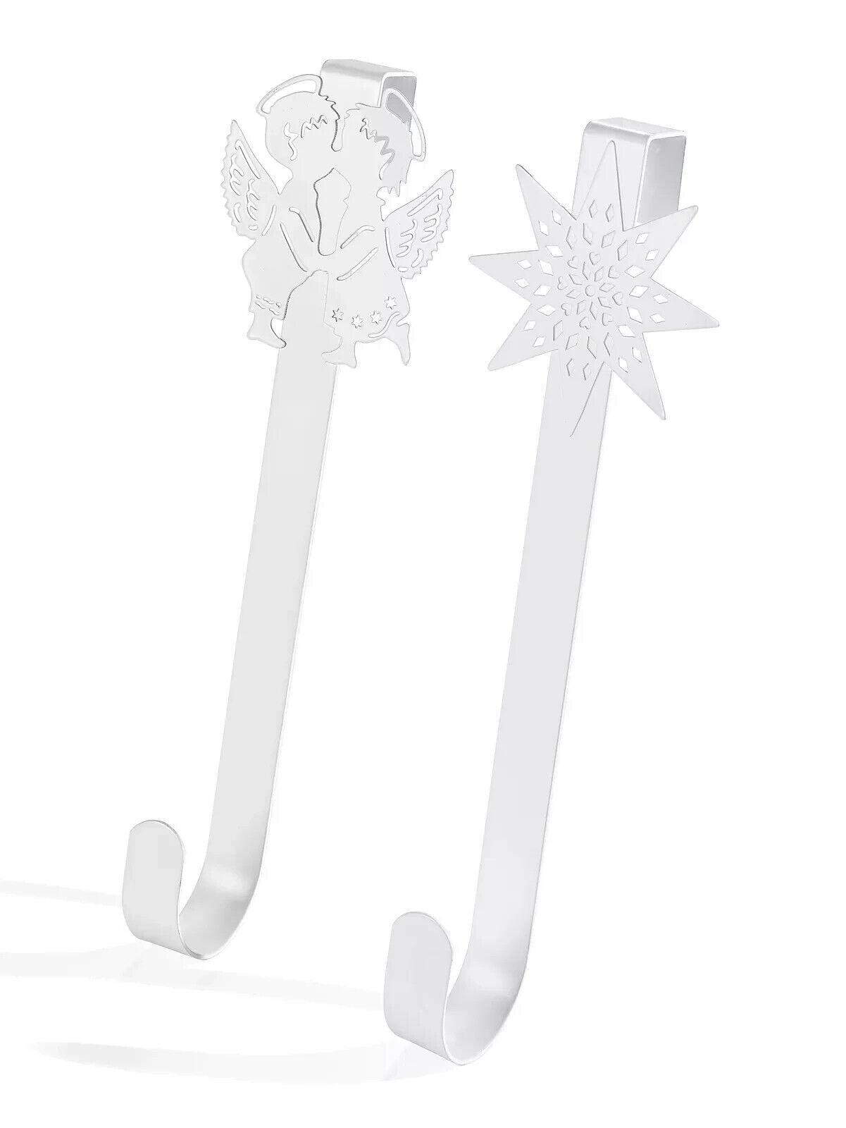 Türkranzhalter Engel & Stern 2er Set Metall Weihnachten