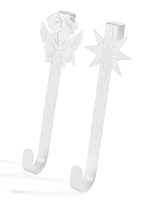 Türkranzhalter Engel & Stern 2er Set Metall Weihnachten