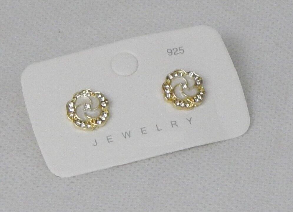 Ohrstecker "Blüte" 925 Silber 925er Sterlingsilber Schmuck Ohrstecker für Damen