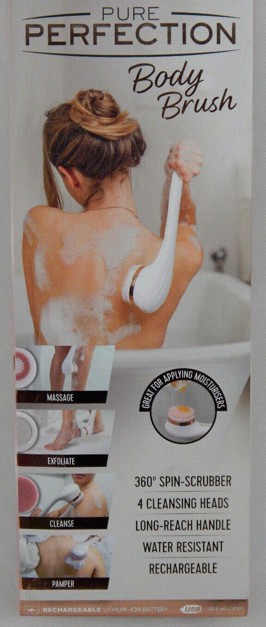 Roxy Skin Brush elektrische Ganzkörper-Reinigungsbürste Akku-Körperbürste