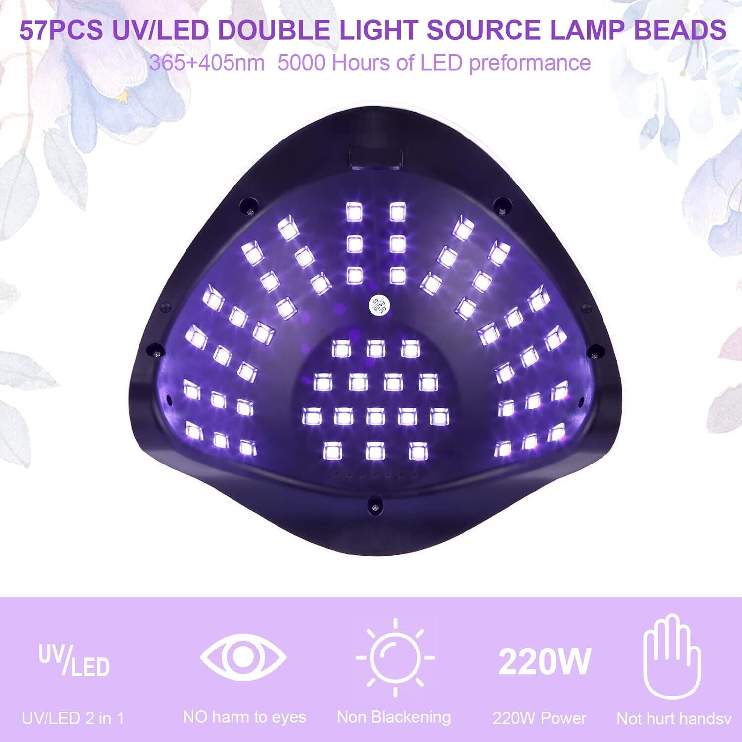 Zawaer LED UV Lampe für Gelnägel