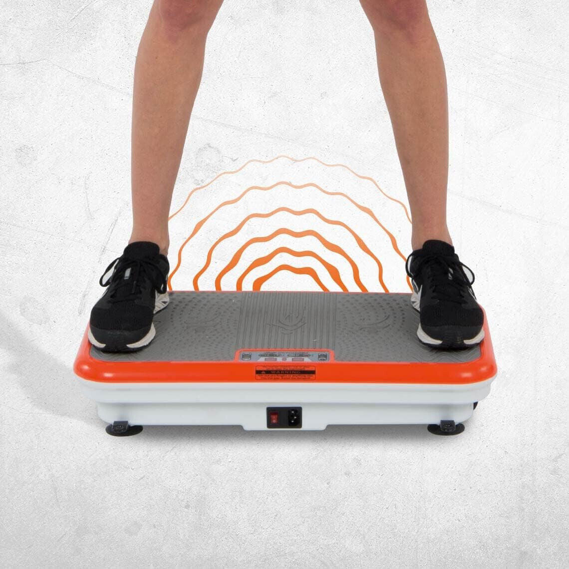 Vibroshaper Fitness Vibrationsplatte mit Zubehör Sport Fitness Gerät für Zuhause
