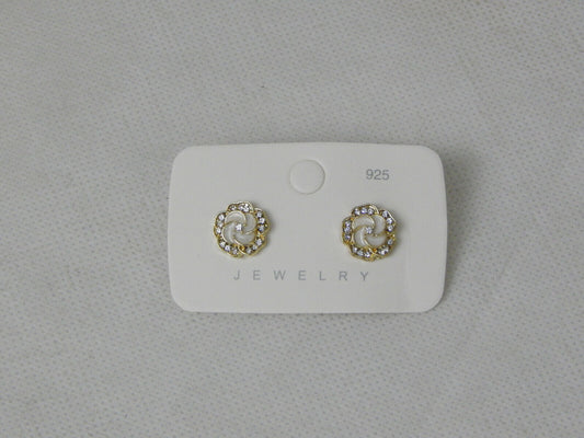 Ohrstecker "Blüte" 925 Silber 925er Sterlingsilber Schmuck Ohrstecker für Damen