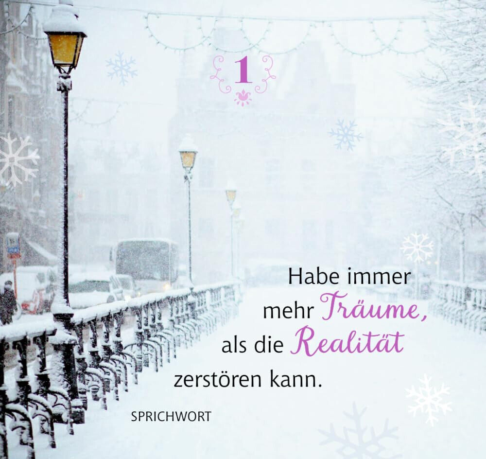 Adventsblöckchen- 24 kleine Momente für dich - Weihnachten in der Stadt Kalender