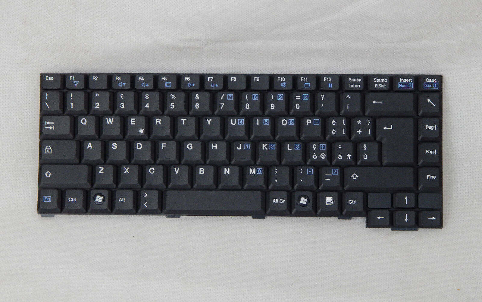 Laptop Tastatur Universal QWERTY Layout Laptoptastatur Notebook Einbau Tastatur