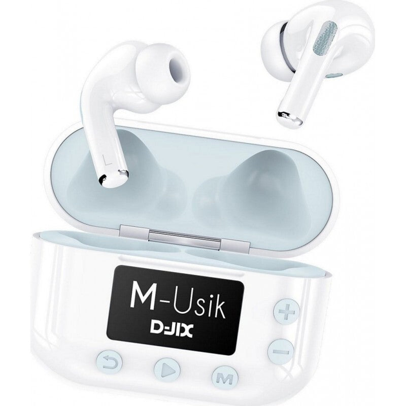 D-Jix Ecouteurs M-USIK Player 8Go mit TWS-Ohrhörern
