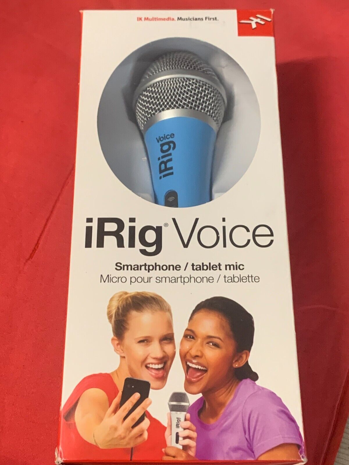 iRig Voice Mikrofon für iOS/Android blau