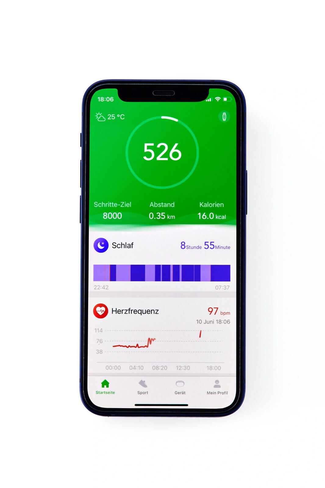 Fitnessuhr Orbisana FIT 800 "Everest" Aktivitätstracker Fitness Armband Uhr