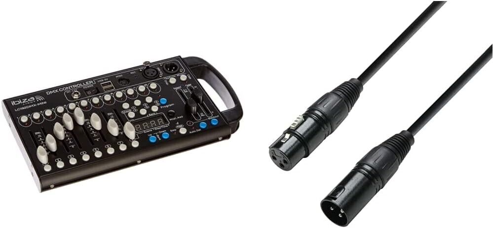LC192DMX-MINI - IBIZA - 192-Kanal-DMX-Controller mit 12 Scannern mit je 16 Kanäl