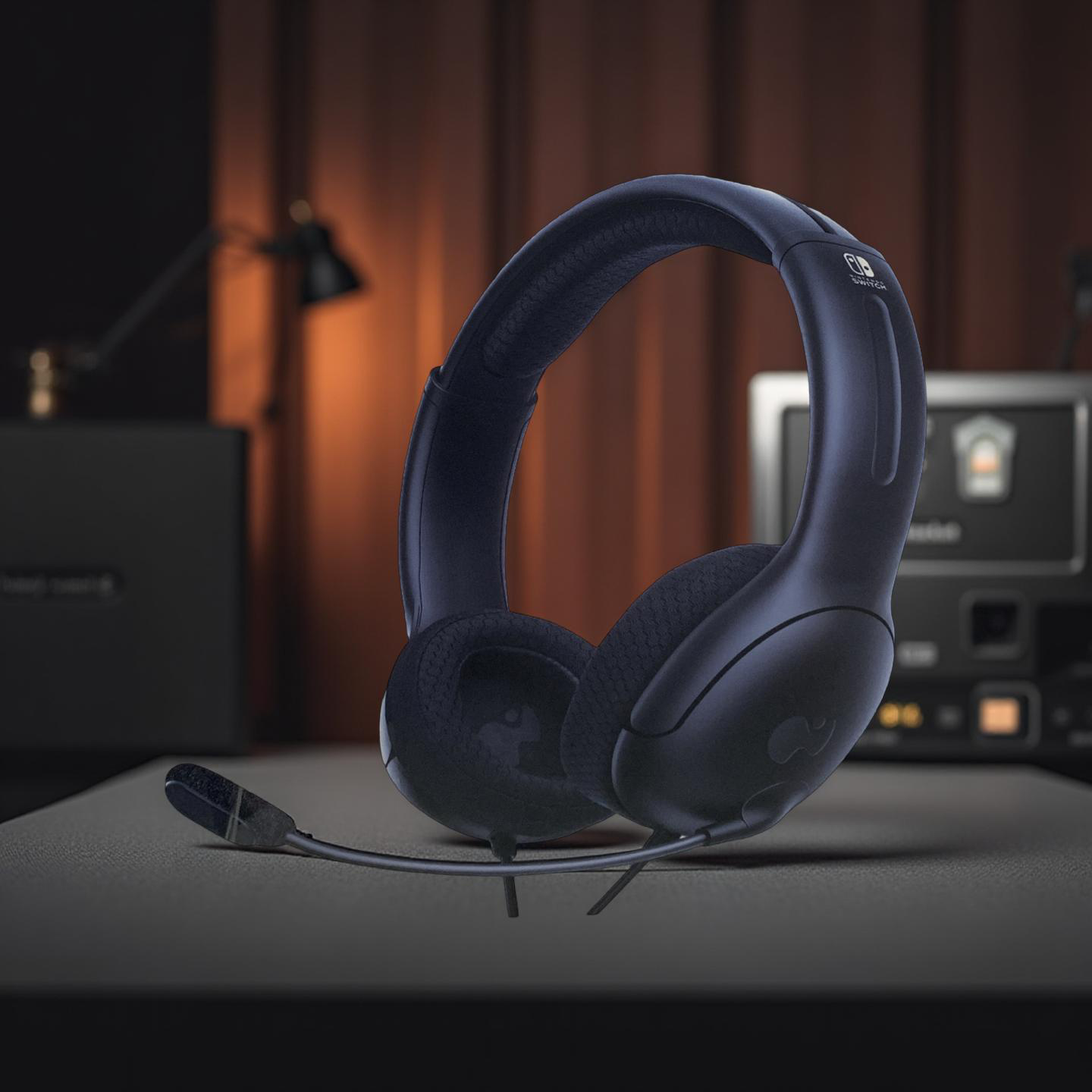 PDP Gaming LVL40 Stereo On-Ear Kopfhörer Headset für Nintendo Switch – schwarz