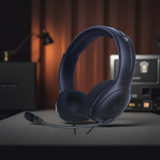 PDP Gaming LVL40 Stereo On-Ear Kopfhörer Headset für Nintendo Switch – schwarz