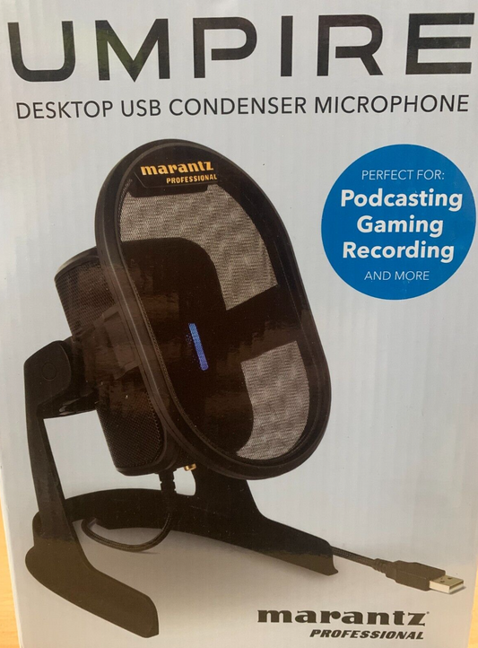 Marantz Professional Umpire – USB-Mikrofon für Aufnahmen, Podcasts, Streaming un