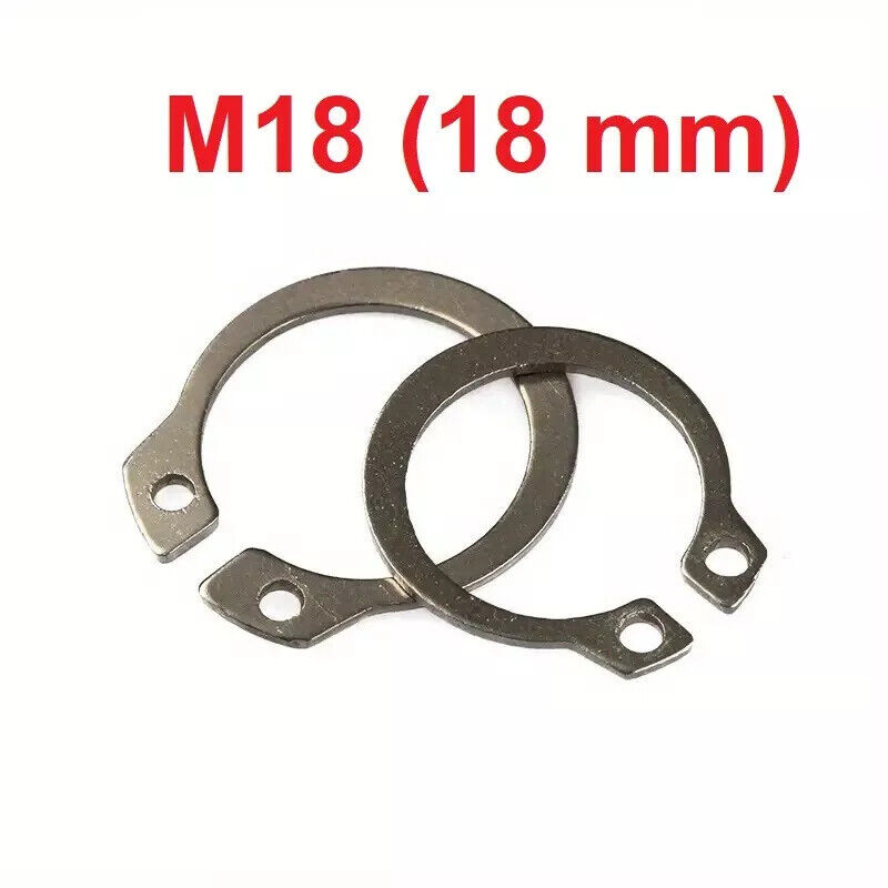 Sicherungsring M5 bis M20 DIN 471 Außen, Seegering, Edelstahl A2, 5mm - 20mm