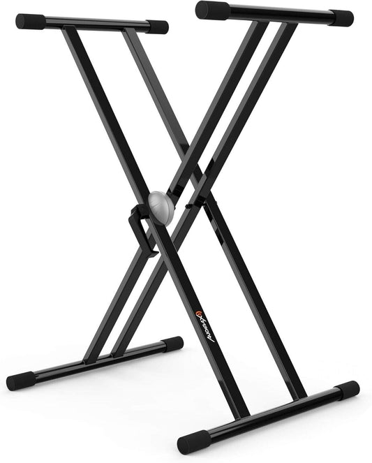 Audibax Onyx 130 Soporte Premium Tijera Doble para Teclado (Yamaha, Casio, Rolan