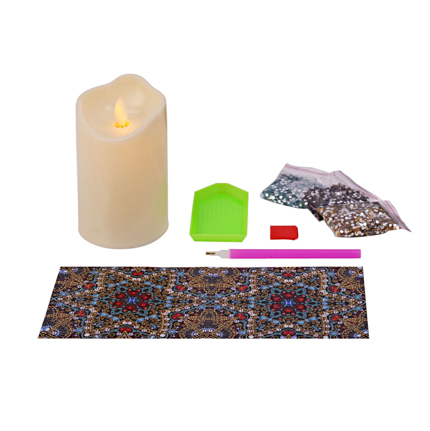 Diamond Painting Adventskalender DIY, 69-teilig Advent Kalender Weihnachten