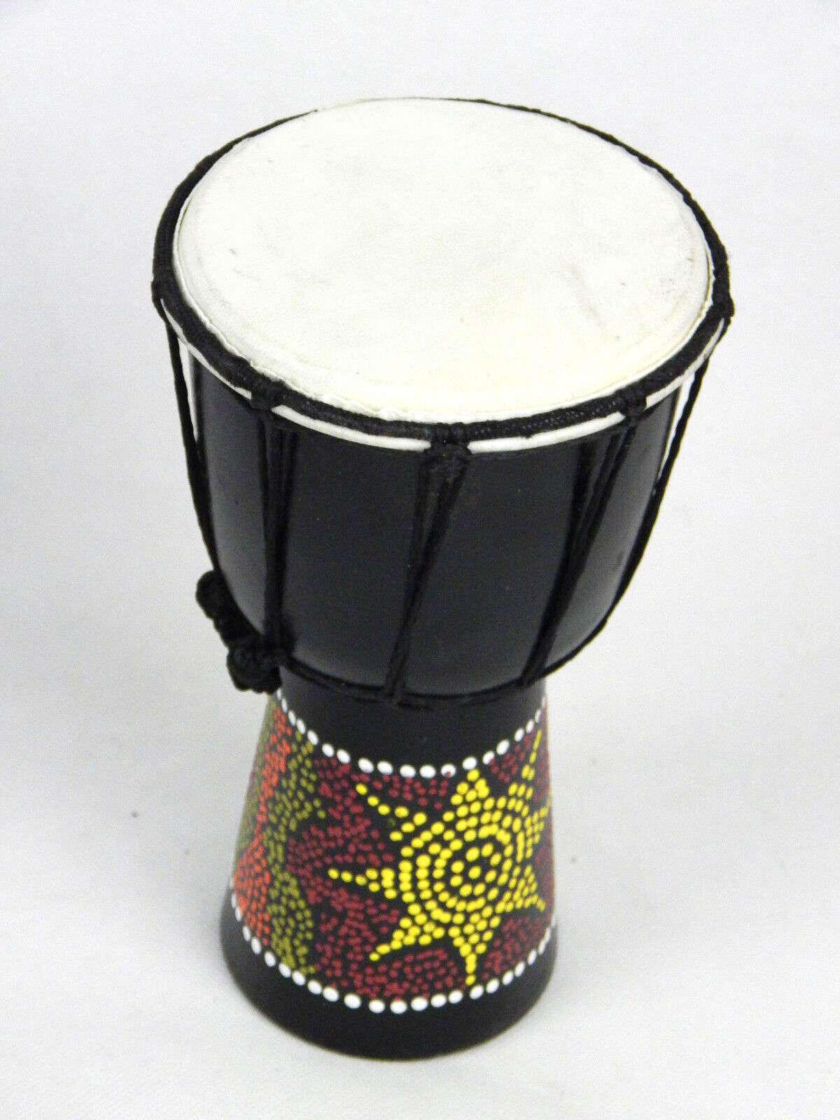 Djembe Trommel Bongo Afrika Holz 25 cm Musik Instrument Rhythmus Percussion 25cm