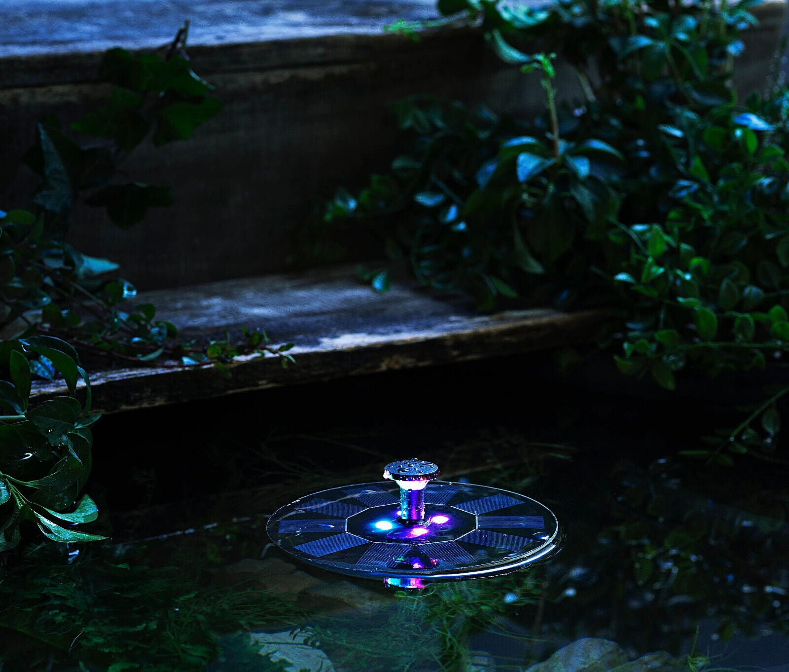 Solar Wasserspiel LED für den Teich Wasserspiel Wasser Spiel Solar-Wasserspiel