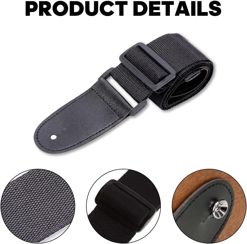 Gitarrengurt Verstellbarer Baumwolle Gitarren-Gurt Gitarrenband für E-Gitarre